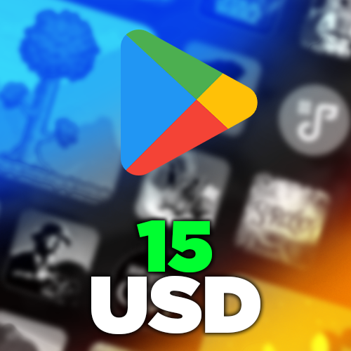 Google Play 15 USD Gift Card