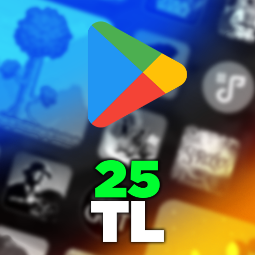 Google Play 25 TL Hediye Kartı
