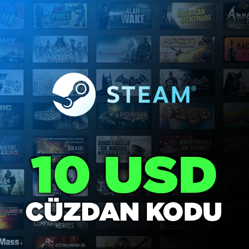 Steam Wallet Card 10 USD