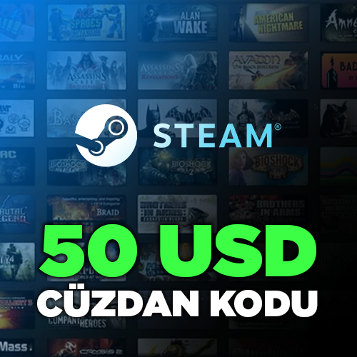 50 USD Steam Wallet Code