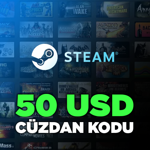 Steam Wallet Card 50 USD