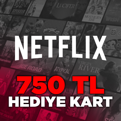 Netflix Hediye Kartı 750 TL