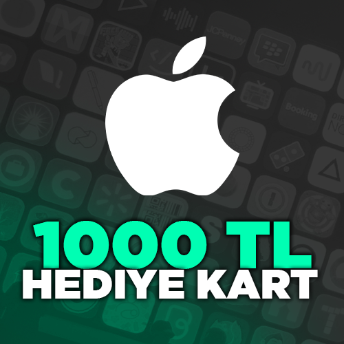 App Store & İtunes Hediye Kartı 1000 TL