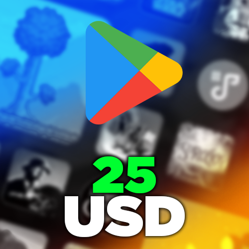 Google Play 25 USD Gift Card
