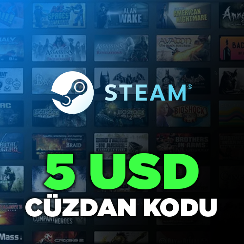 Steam Wallet Card 5 USD