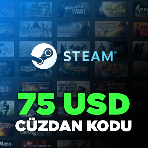 Steam Wallet Card 75 USD