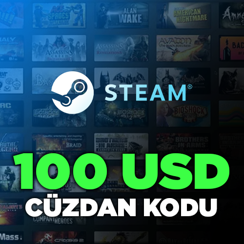 100 USD Steam Wallet Code