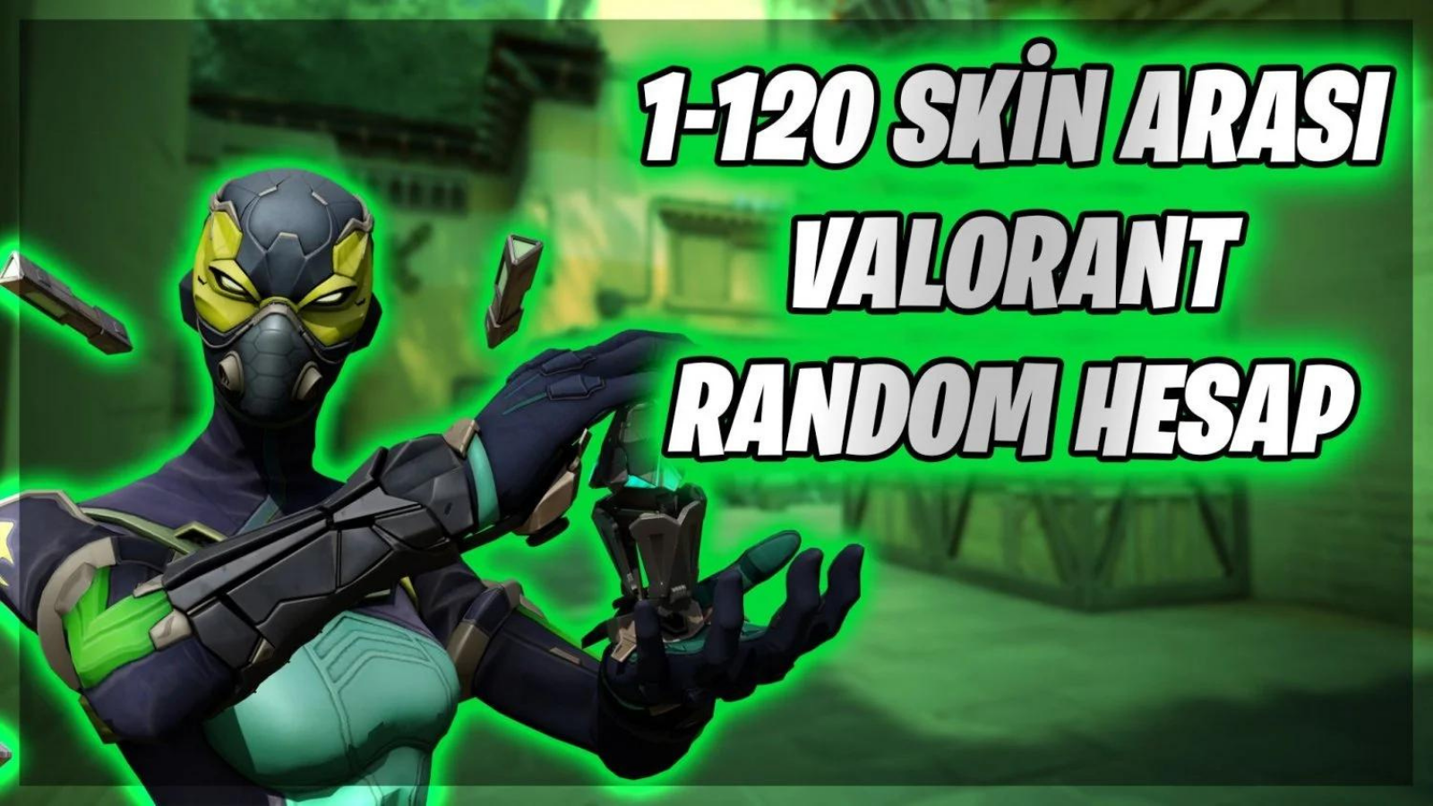 1-120 skin Arası Valorant Random Hesap