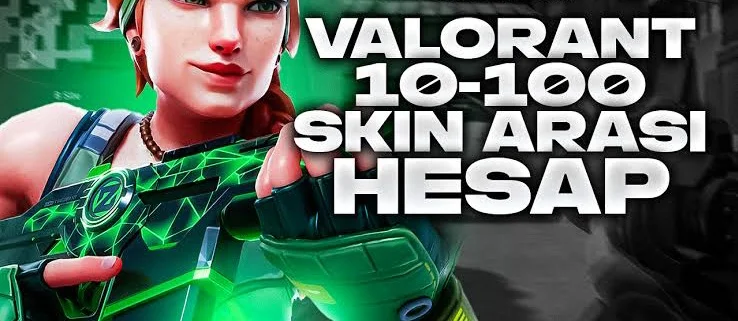 Valorant 10-100 Skin Arası Hesap